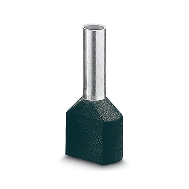 Ferrule - 1.5 mm2 - black - twin