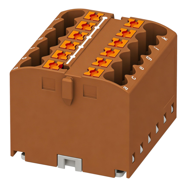 Phoenix Contact 3273296 Distribution block brown 12 connections